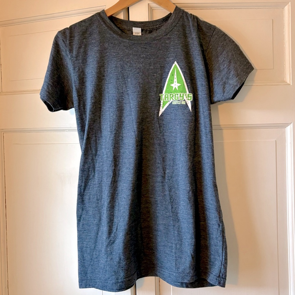 Targy’s t-shirt with Star Trek logo